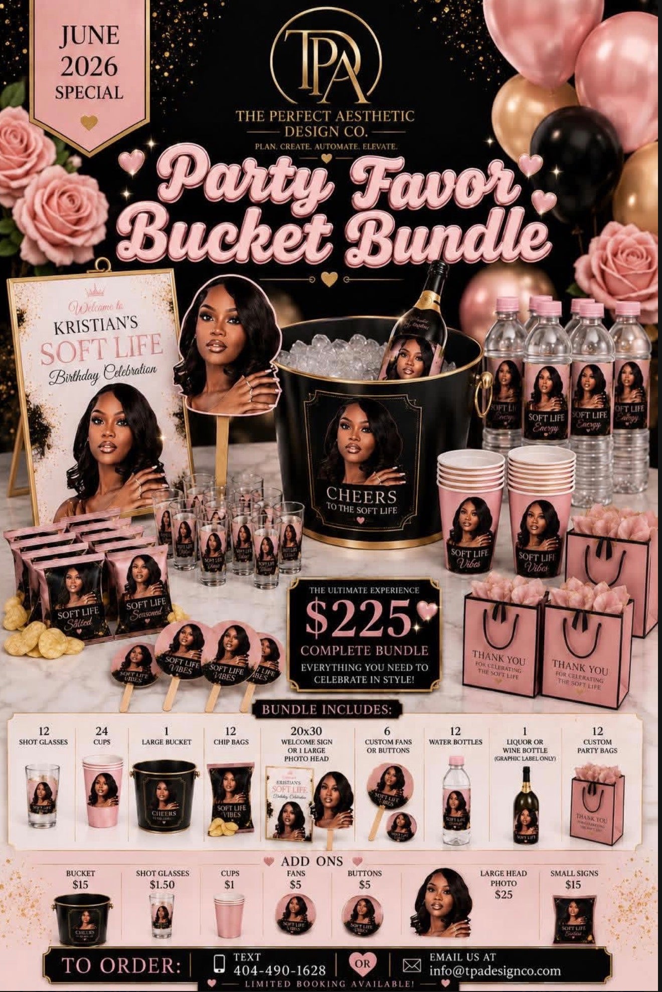 ✨ June 2026 Special Party Favor Bucket Bundle ✨