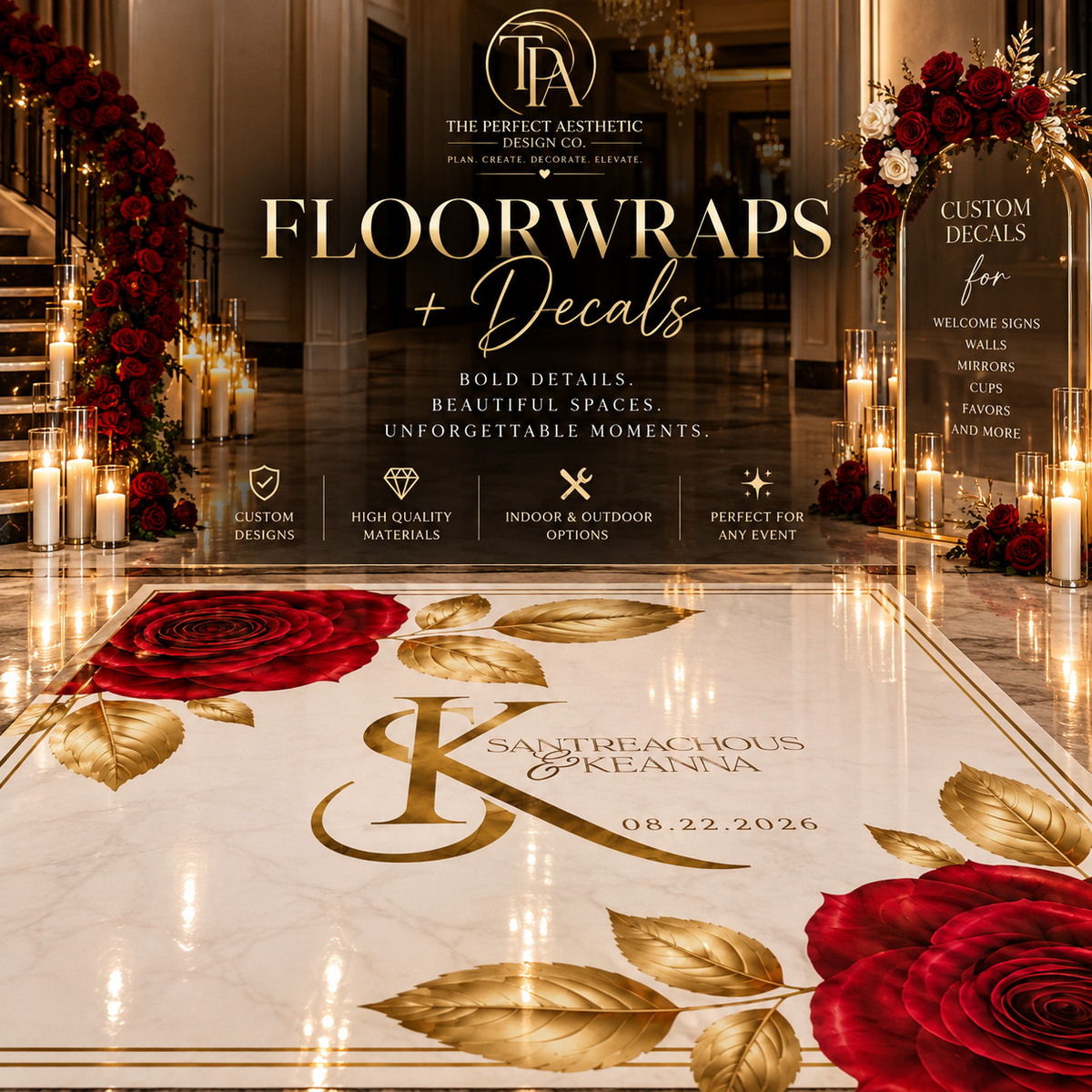 FLOORWRAPS + DECALS