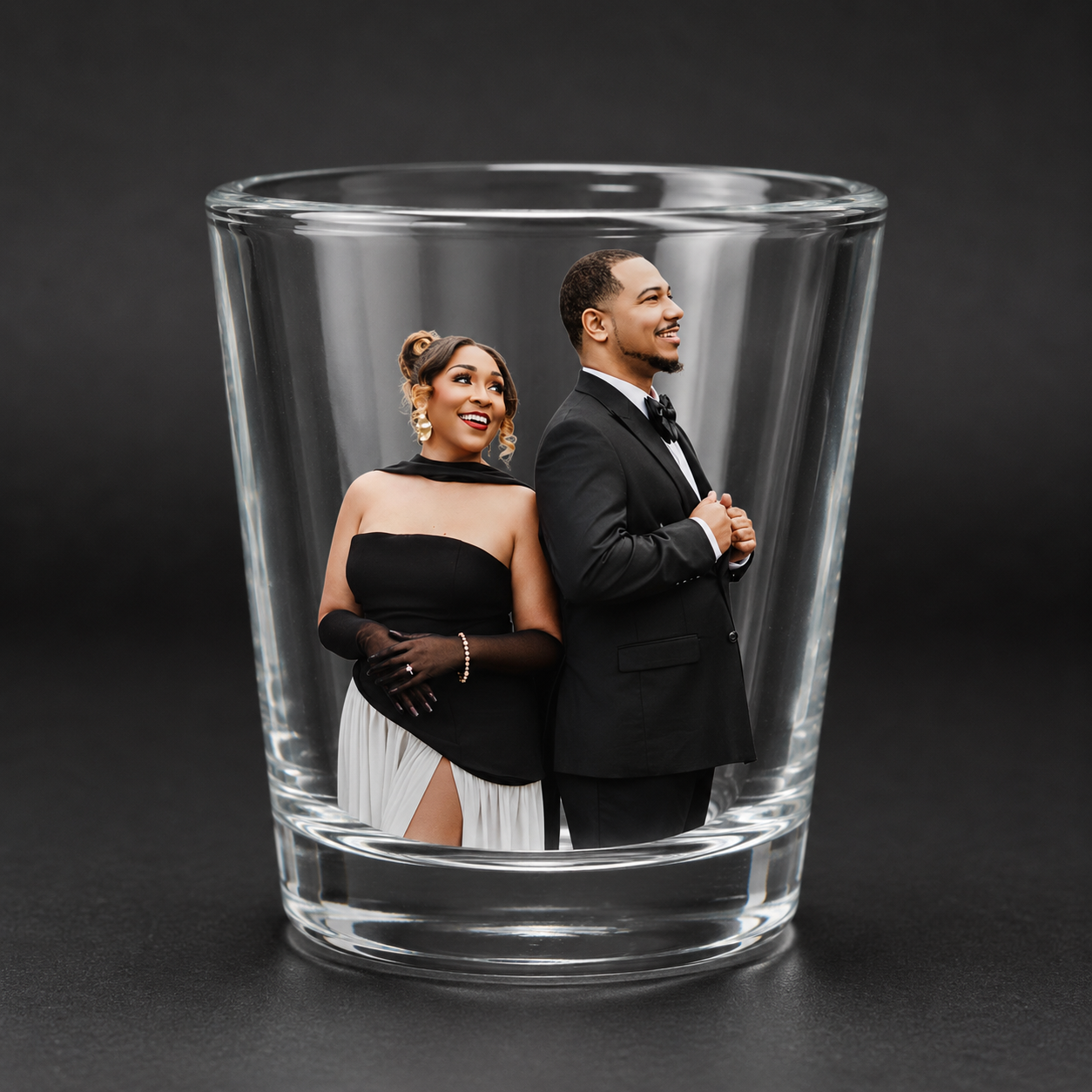Custom Shot Glasses w/ Vinyl Sticker