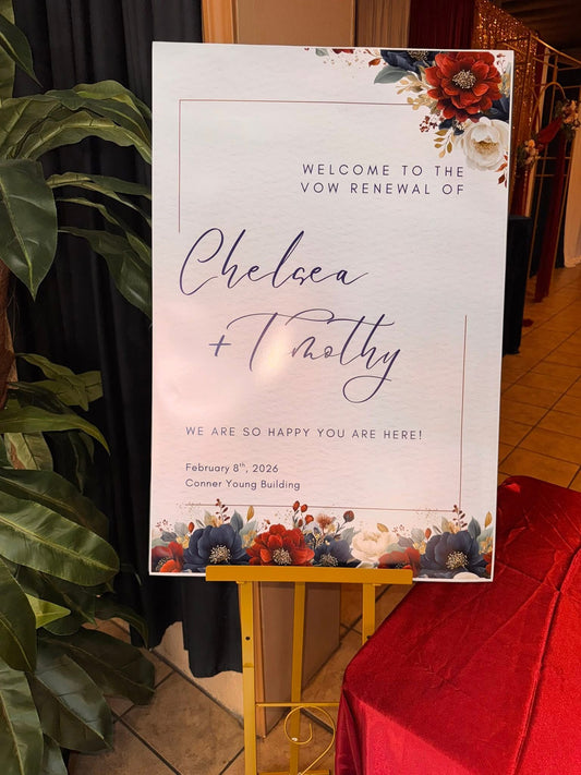 Welcome Sign (Photo Board)