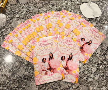 Baby Shower Activity Booklets