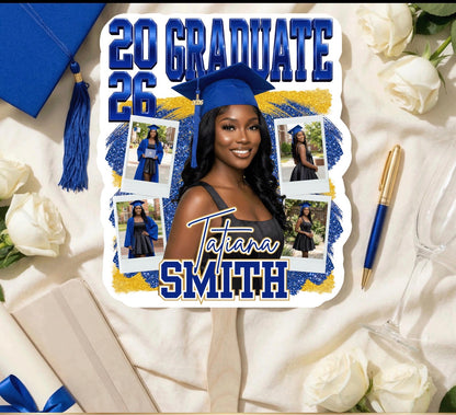 Custom Graduation Fans