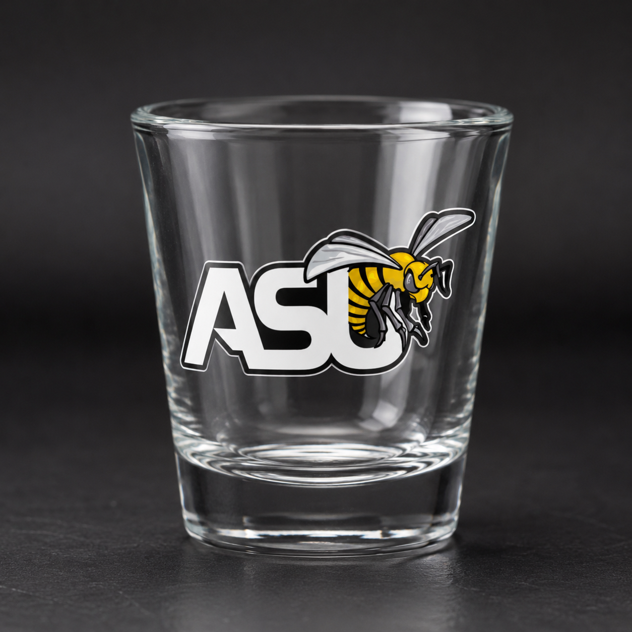 Custom Shot Glasses w/ Vinyl Sticker