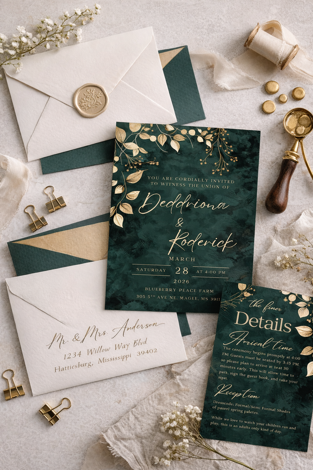 CUSTOM INVITATION SUITES