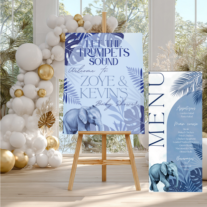 Event Signage Bundle – Welcome Sign + Menu Cards