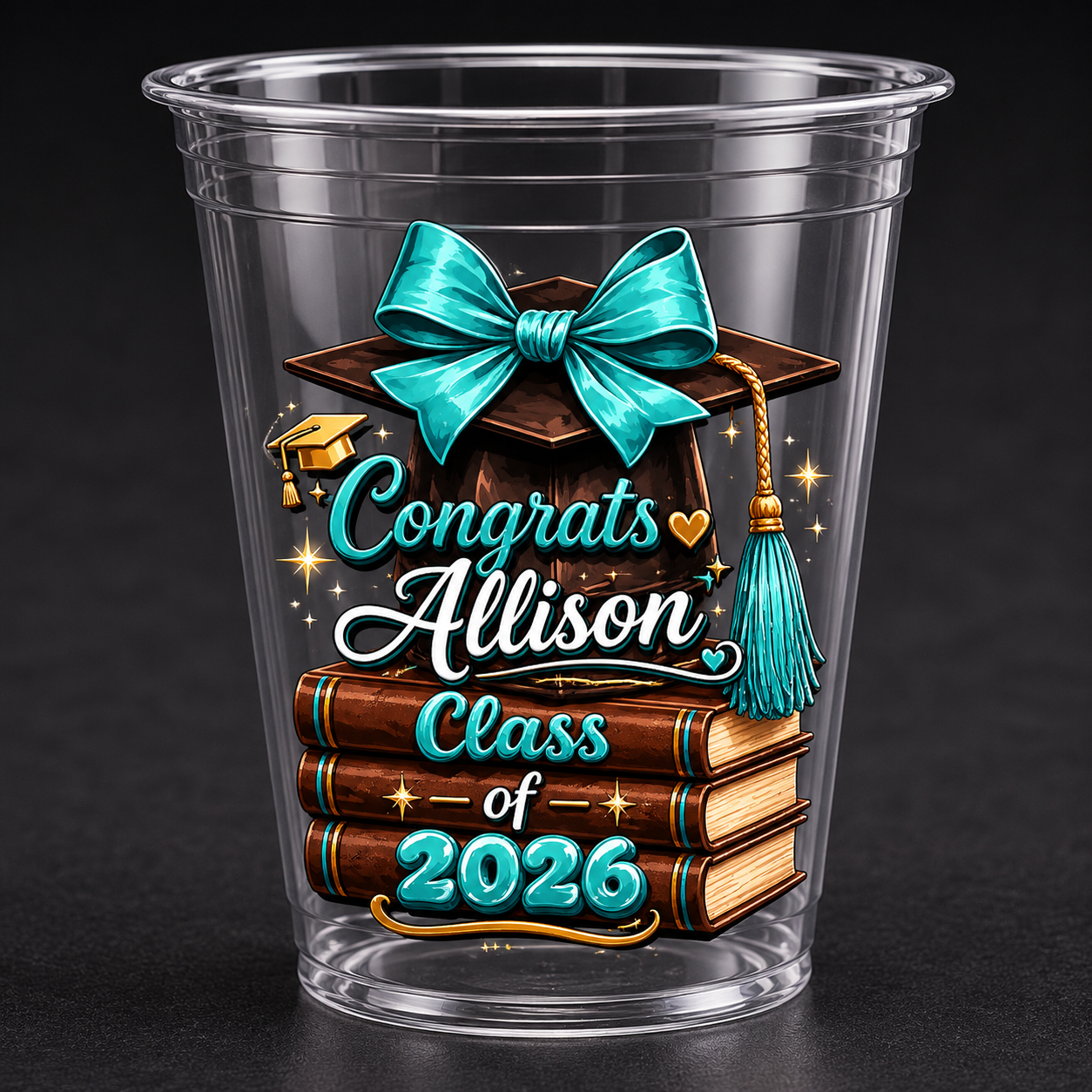 Custom Cups w/ Vinyl Stickers