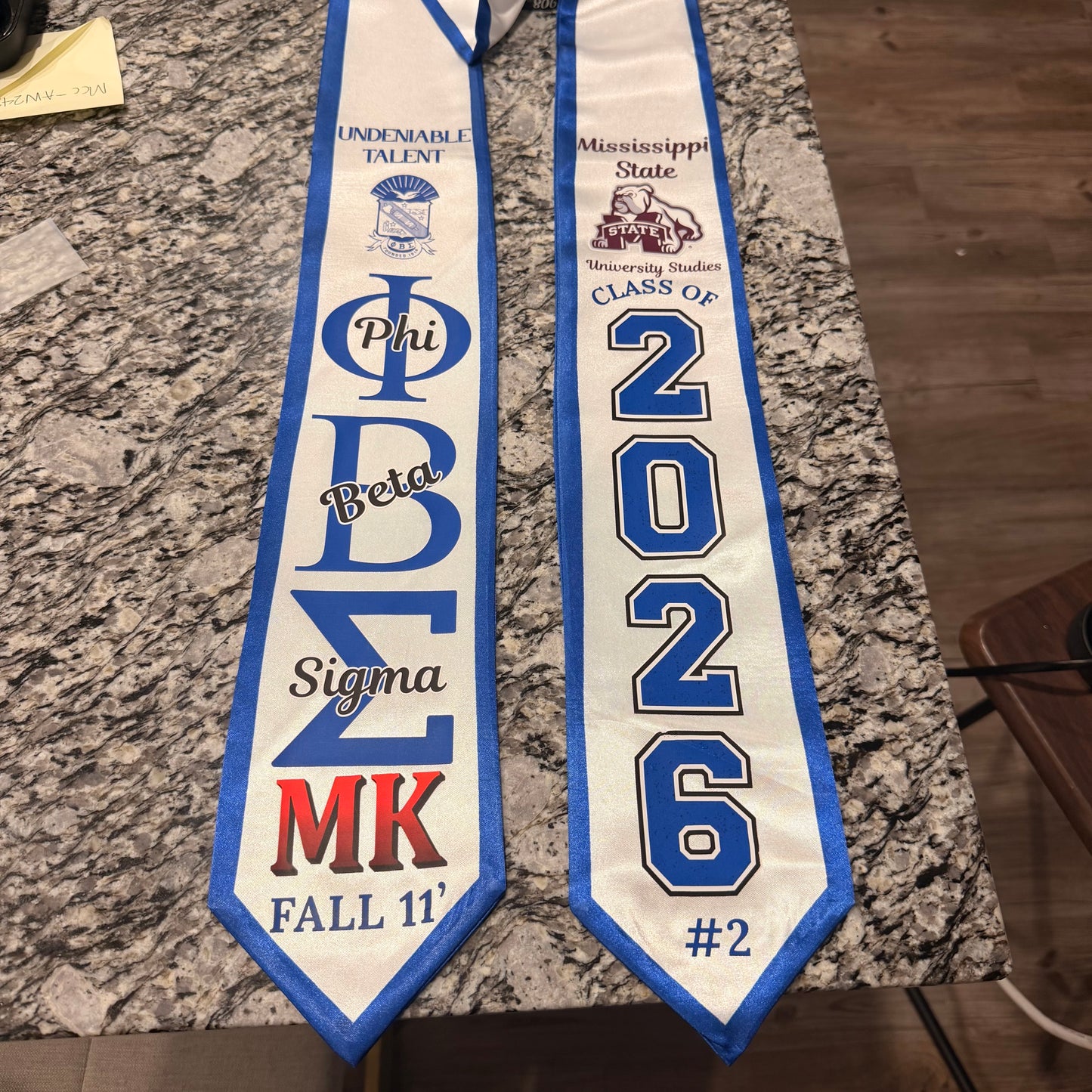 Custom Graduation Stoles