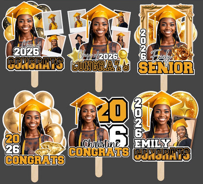 Custom Graduation Fans