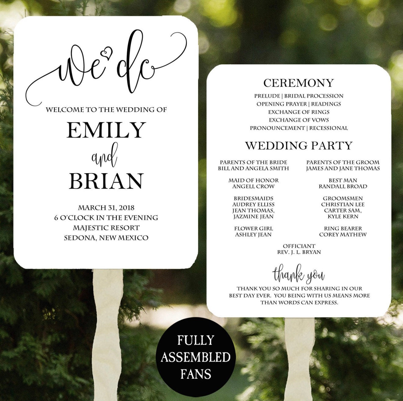 Event Programs (Design + Print)