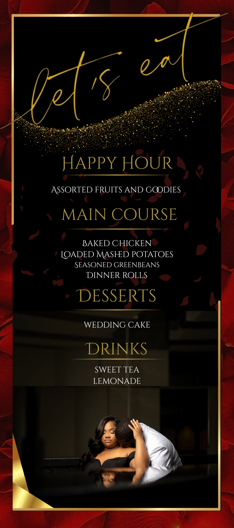 Custom Menu Cards